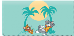 Tom and Jerry Checkbook Cover